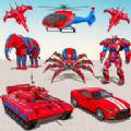 蜘蛛机器人超级绳索英雄(Spider Tank Robot Game)